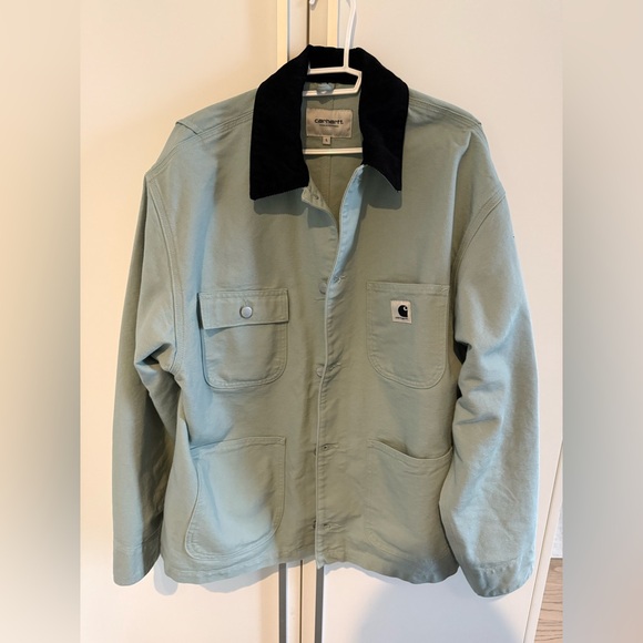 Carhartt Work In Progress OG Michigan Mint Green Jacket - Picture 5 of 11